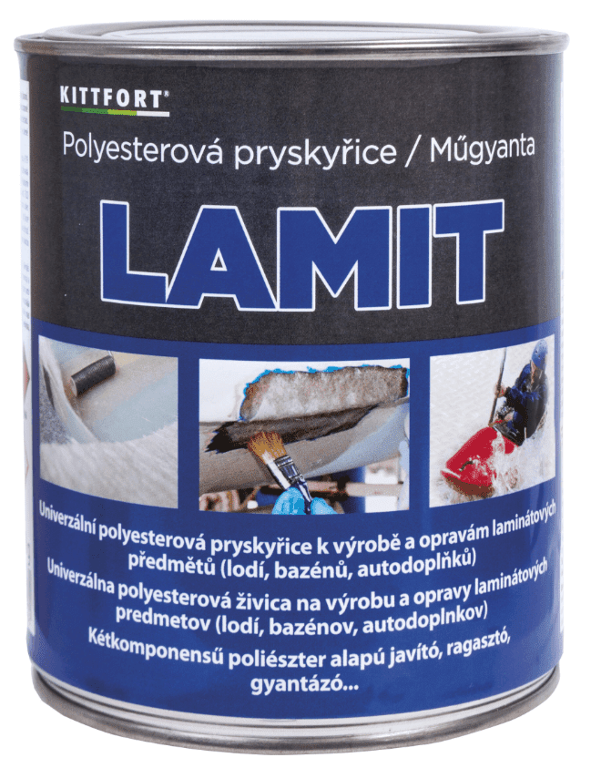 LAMIT 109 - Polyesterová živica k oprave a výrobe laminátových predmetov (0,75 kg, (súprava s iniciátorom))