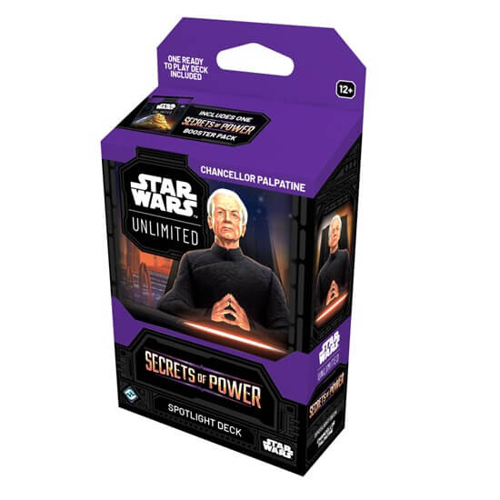 Fantasy Flight Games Star Wars: Unlimited TCG - Secrets of Power Spotlight Deck - Chancellor Palpatine