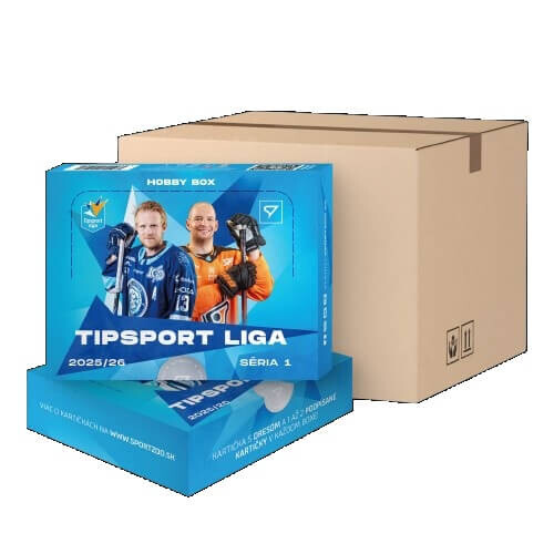 Sportzoo Hokejové karty Tipsport liga 2025/26 - Hobby case - 1. séria