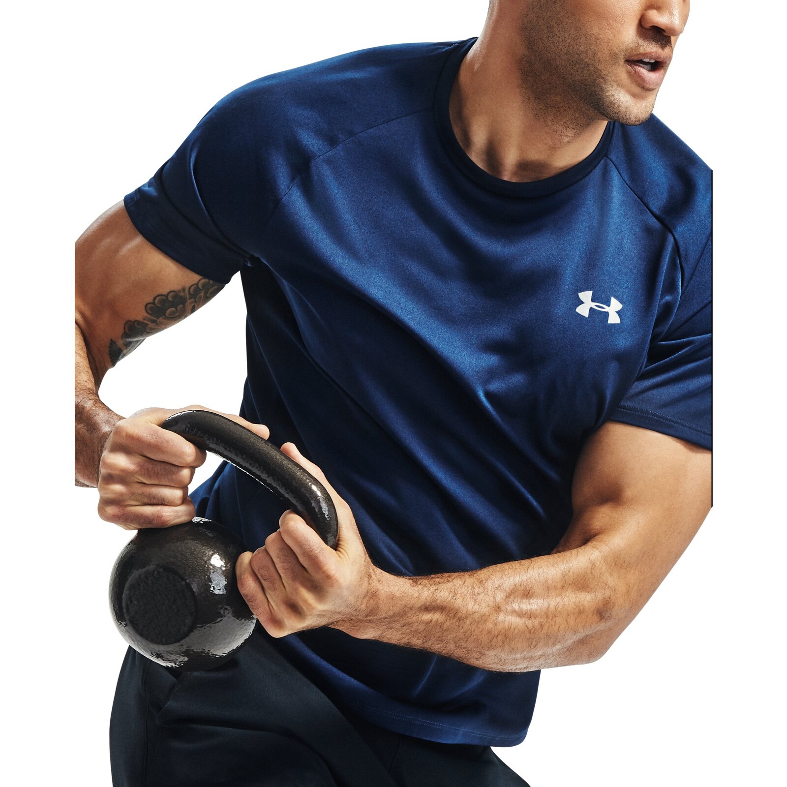 Tričko Under Armour Tech 2.0 SS Tee Academy/ Graphite XL