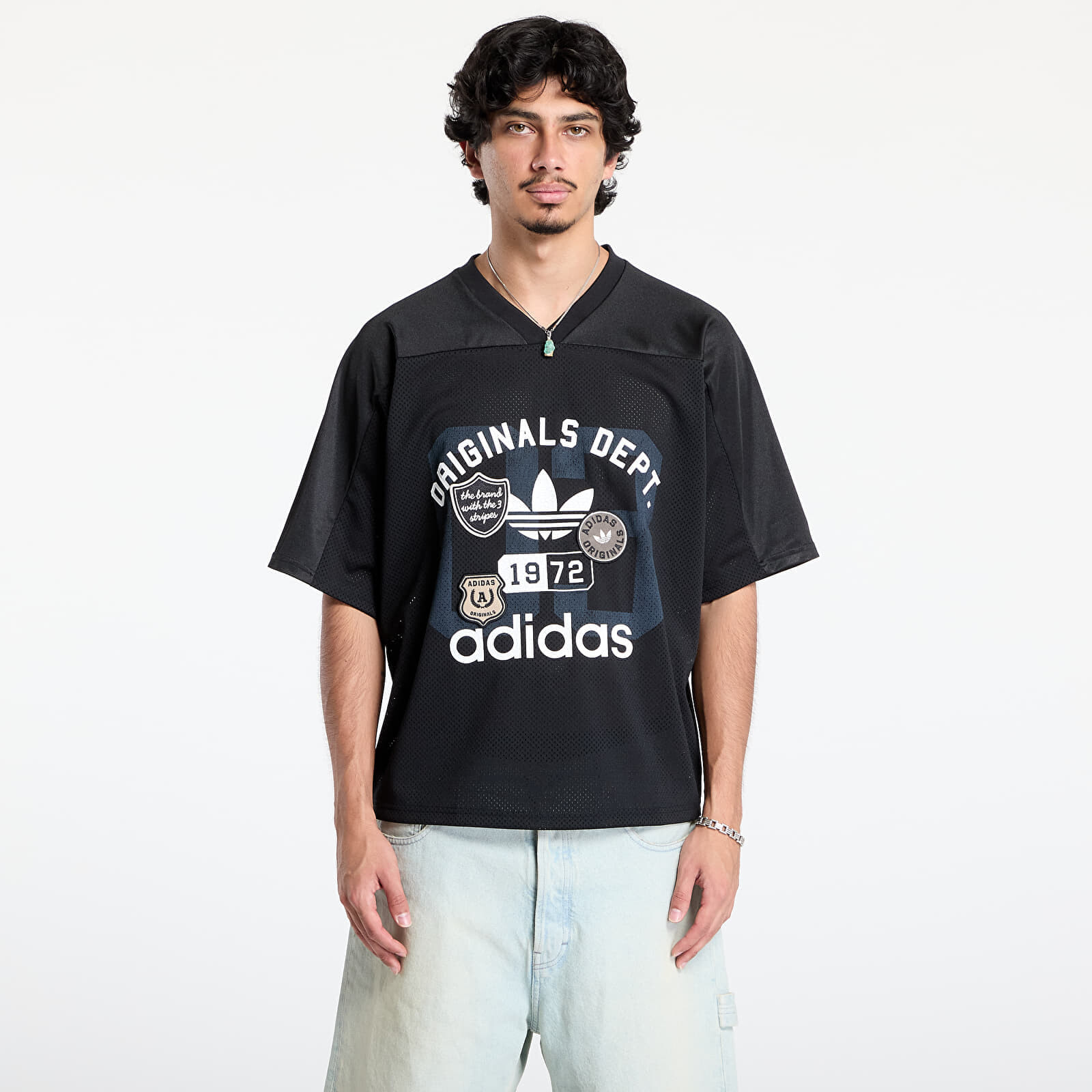 Dres adidas Originals Dept. Graphic Mesh Jersey Black L