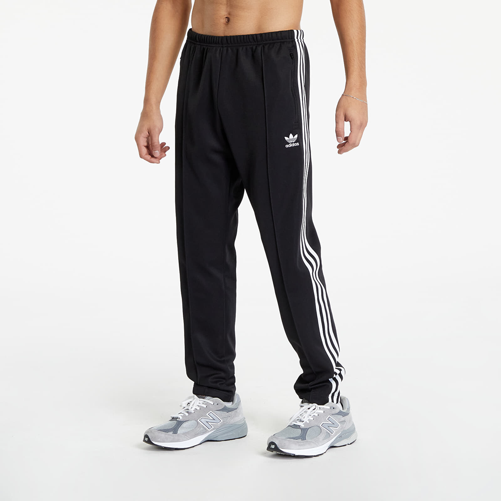 Tepláky adidas Originals Adicolor Classics Beckenbauer Track Pant Black/ White XXL