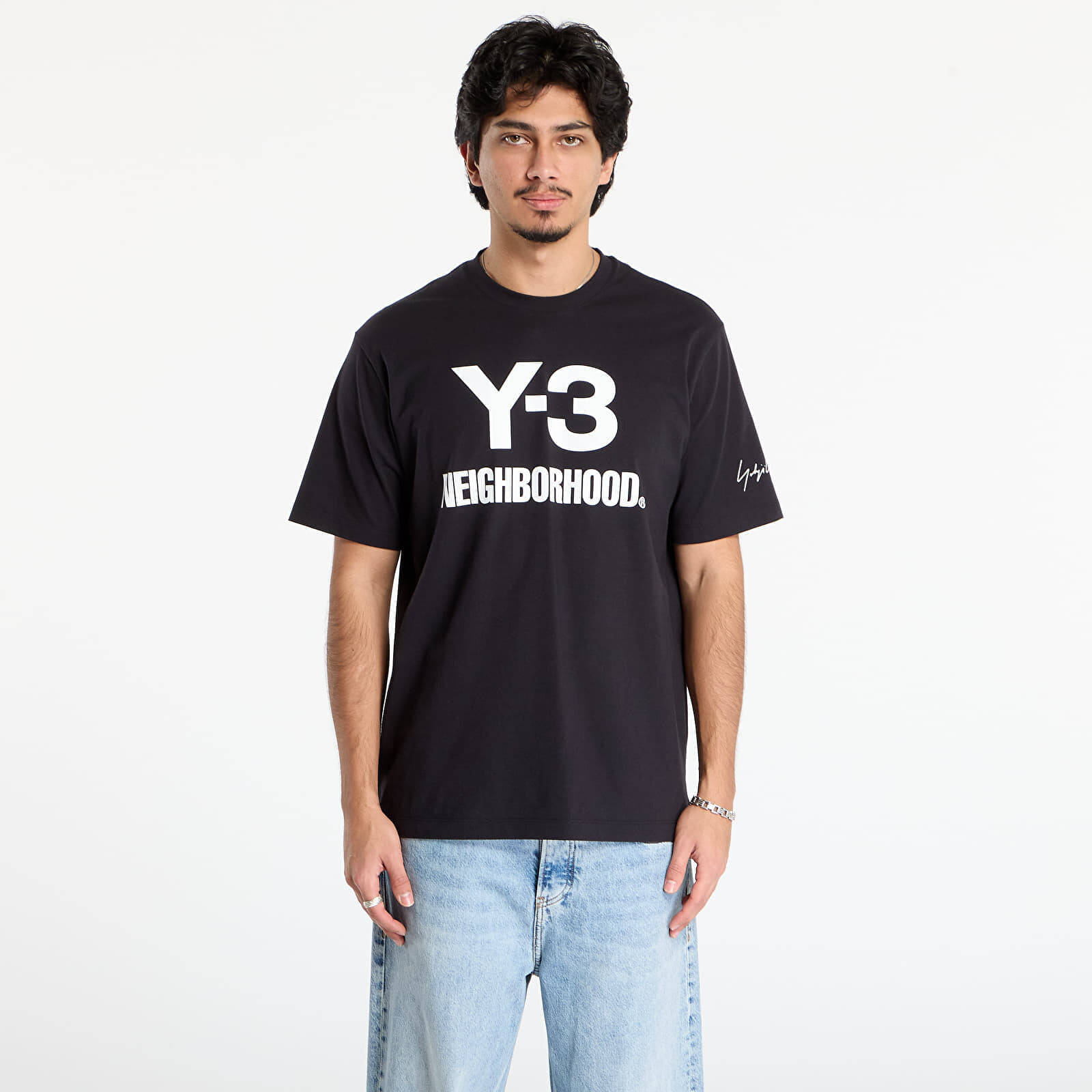Tričko Y-3 x Neighborhood Logo Tee UNISEX Black XL