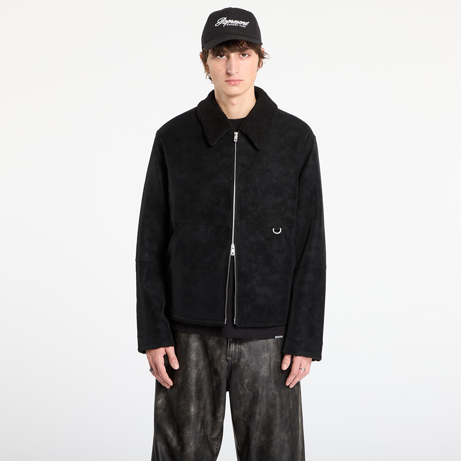 Bunda REPRESENT Shearling Jacket Jet Black XL