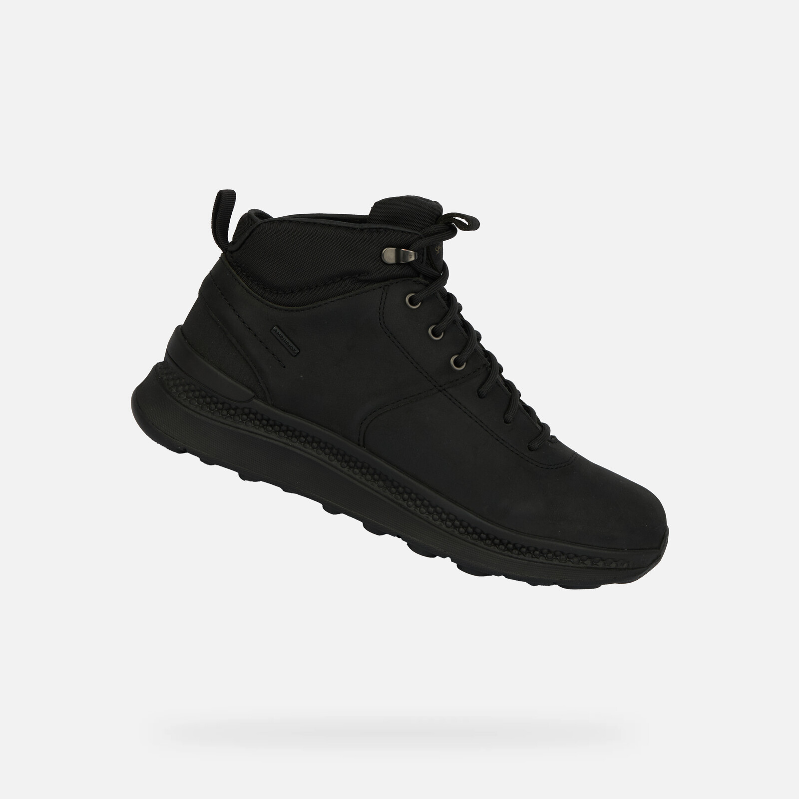 Geox Spherica X2 pánske čierne členkové topánky