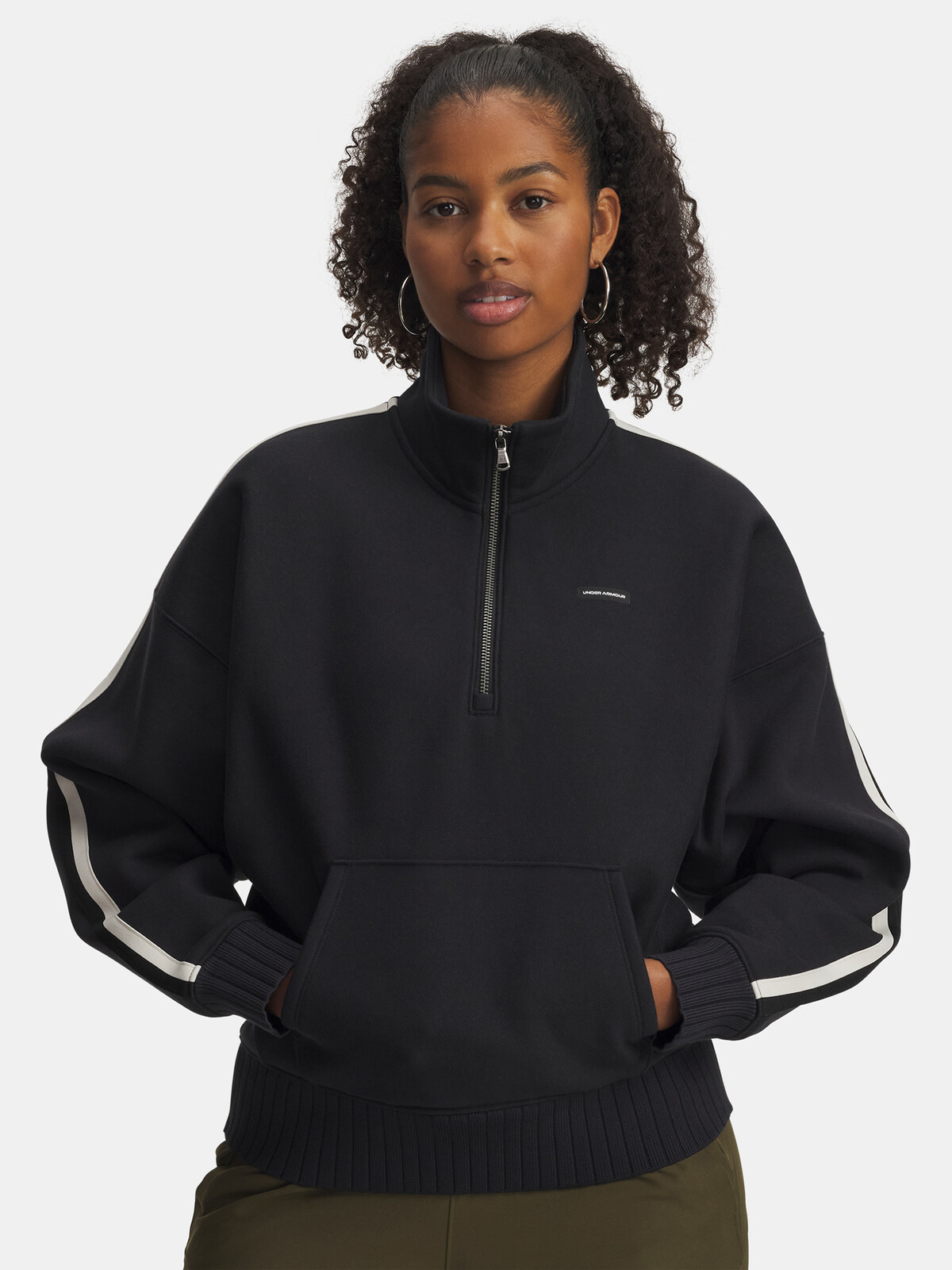 Under Armour Icon HWT Fleece HZ-BLK Women's Sweatshirt - Women's