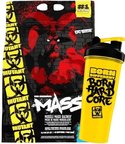 Mutant mass new 6800 g + hardcore deluxe šejkr 1000 ml zadarmo
