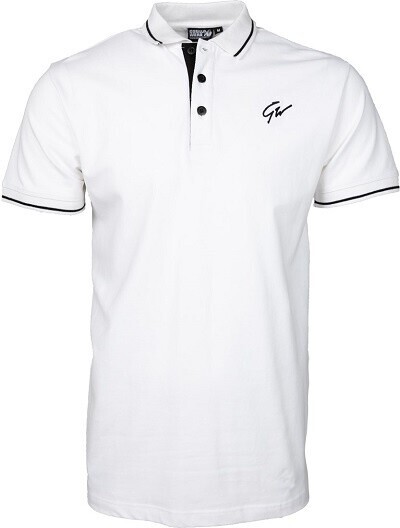Gorilla wear pánske polo tričko delano polo white/black - m