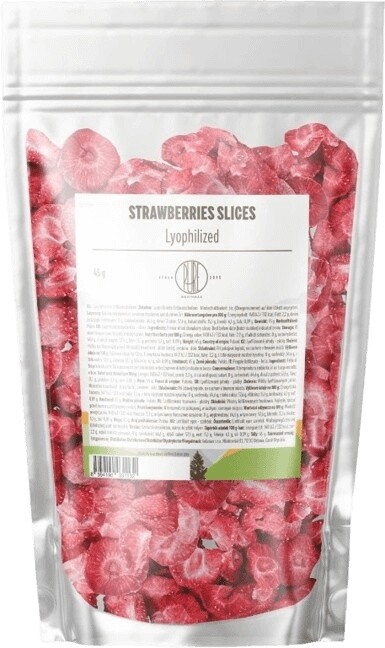 Brainmax pure lyofilizované ovocie 45 g - jahody