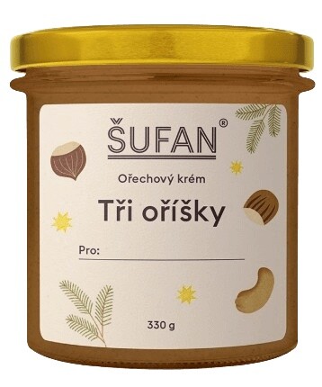 Šufan tri oriešky máslo 330 g