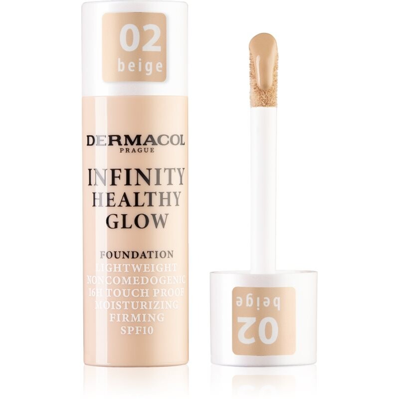 Dermacol Infinity Healthy Glow tekutý make-up SPF 10 odtieň 02 Beige 20 g