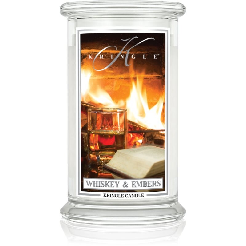 Kringle Candle Whiskey & Embers vonná sviečka 623 g