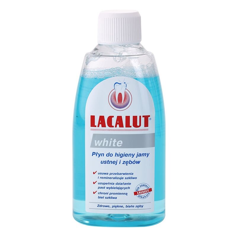 Lacalut White ústna voda s bieliacim účinkom 300 ml