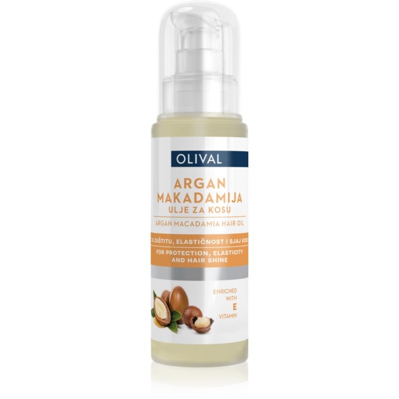 Olival Argan and Macadamia arganový olej pre posilnenie a lesk vlasov 60 ml