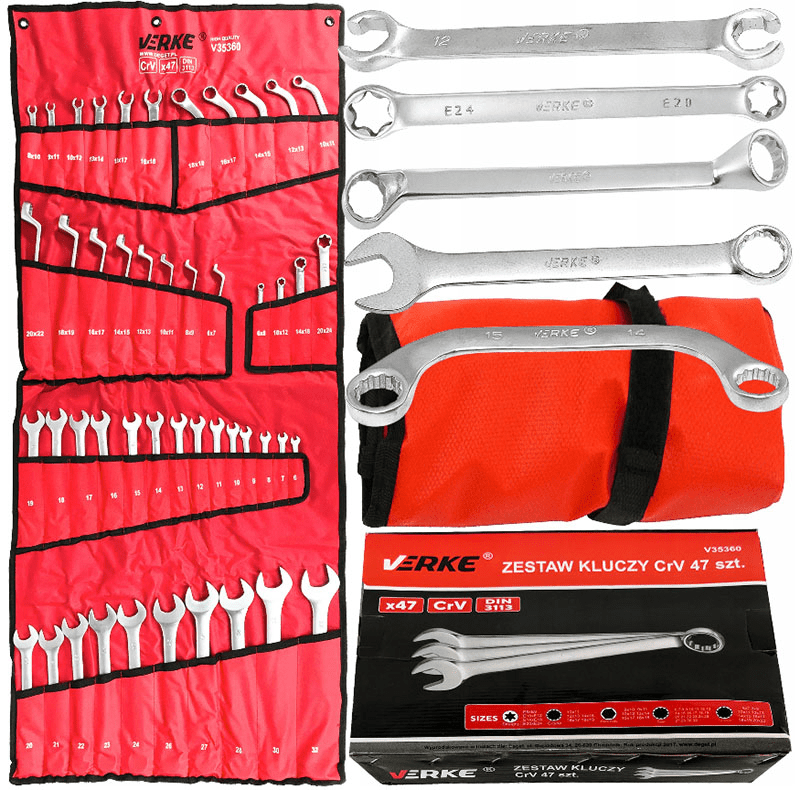 Verke Sada kľúčov CrV 47ks V35360