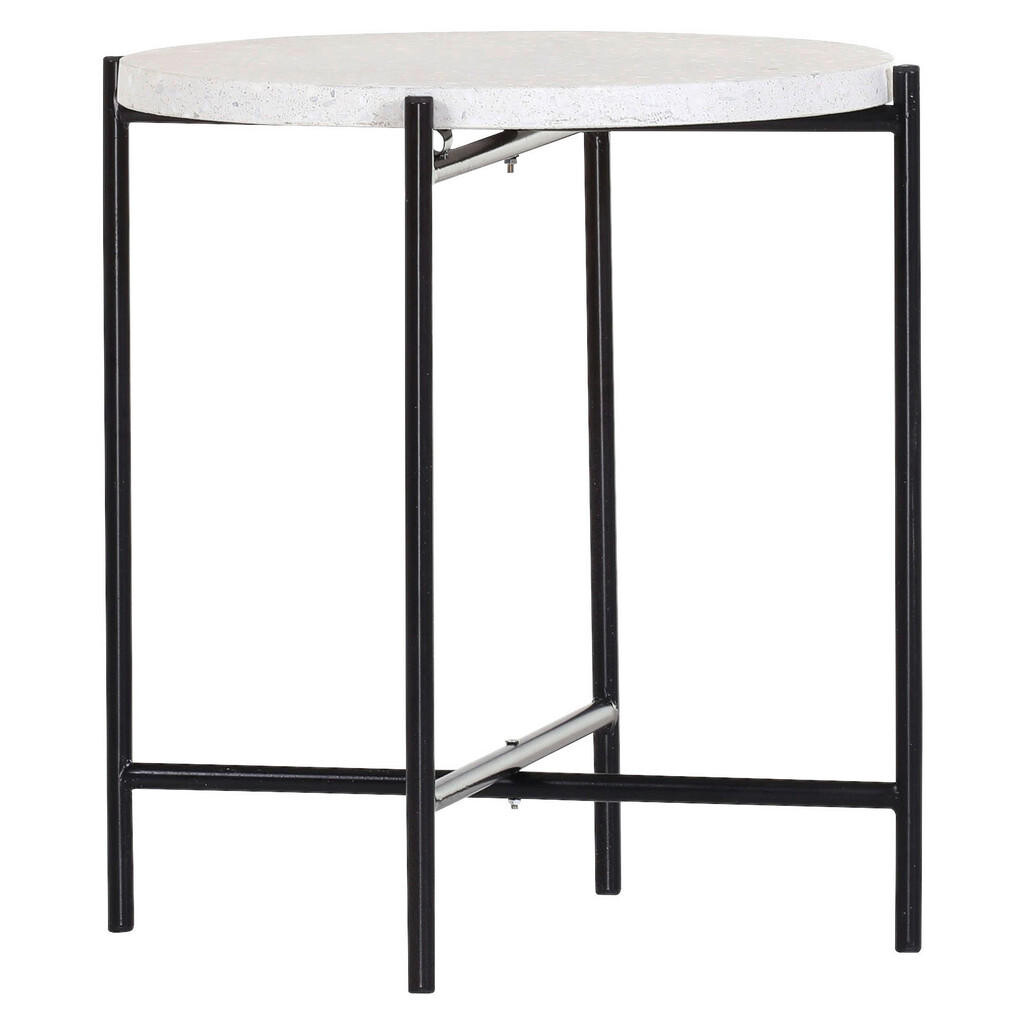 Boxxx PRÍRUČNÝ STOLÍK, čierna, biela