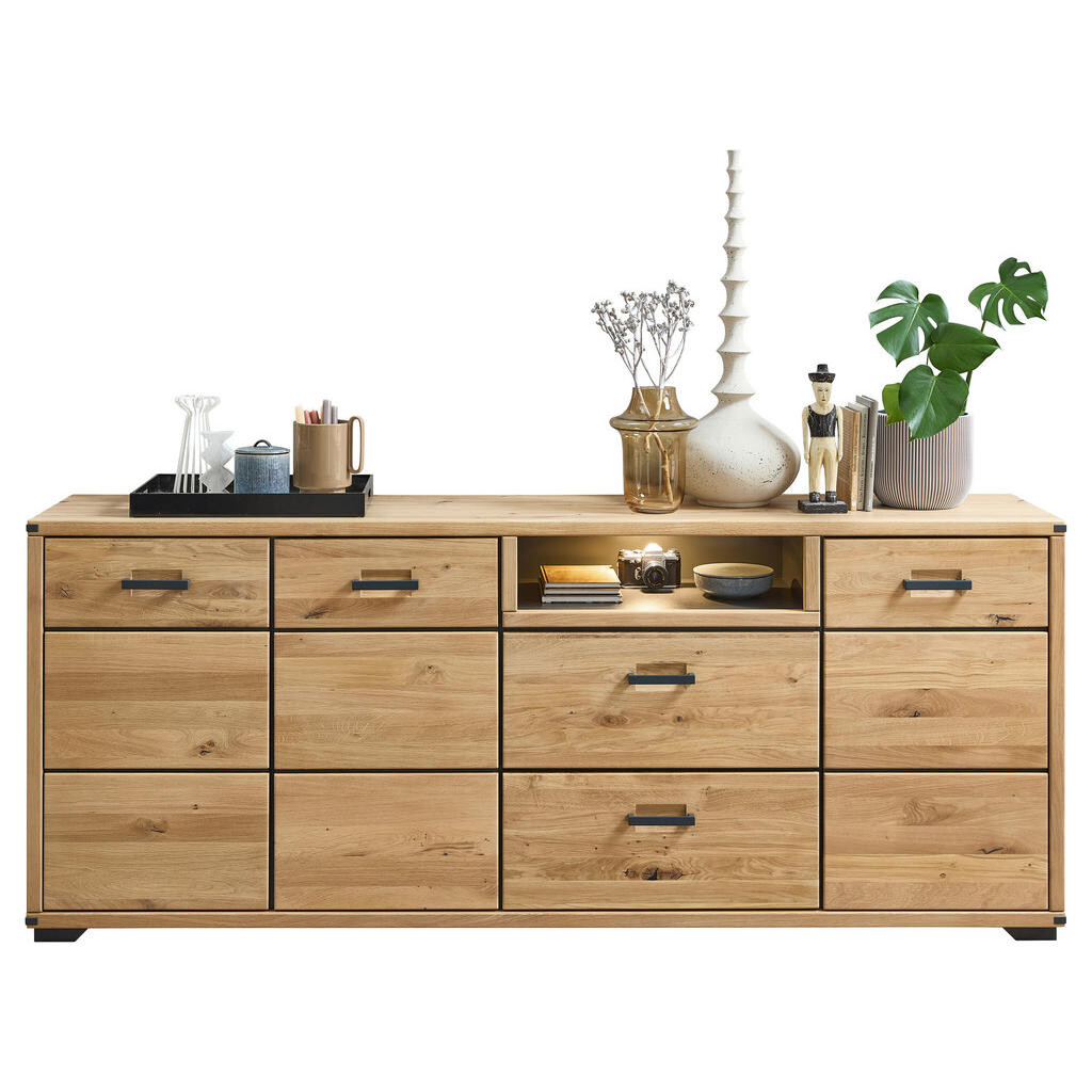 Livetastic ŠIROKÁ KOMODA, dub artisan, 219/90/43 cm