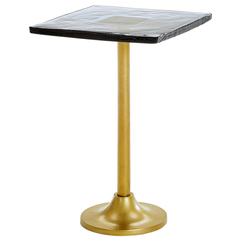 Ambia Home PRÍRUČNÝ STOLÍK, sivá, mosadzná