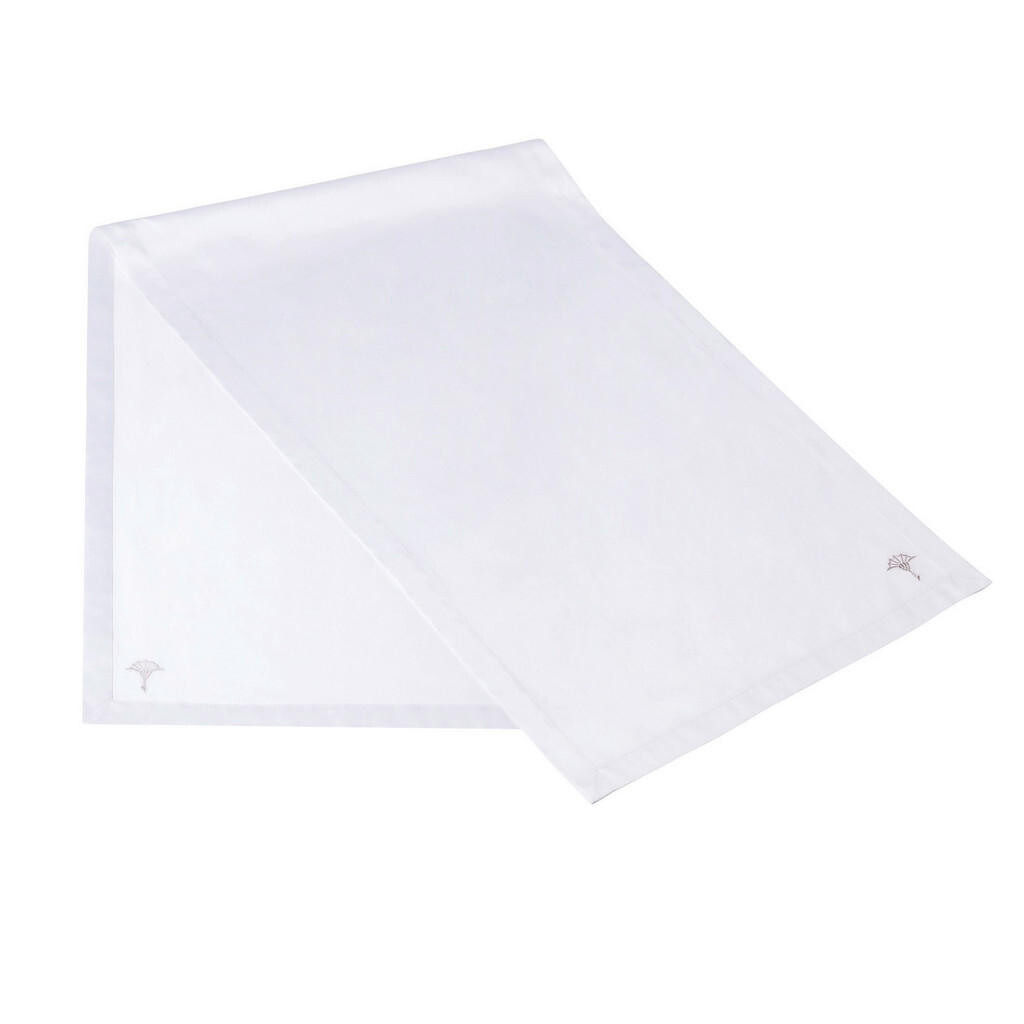 Joop! ÚZKY OBRUS, 50/160 cm, biela, piesková