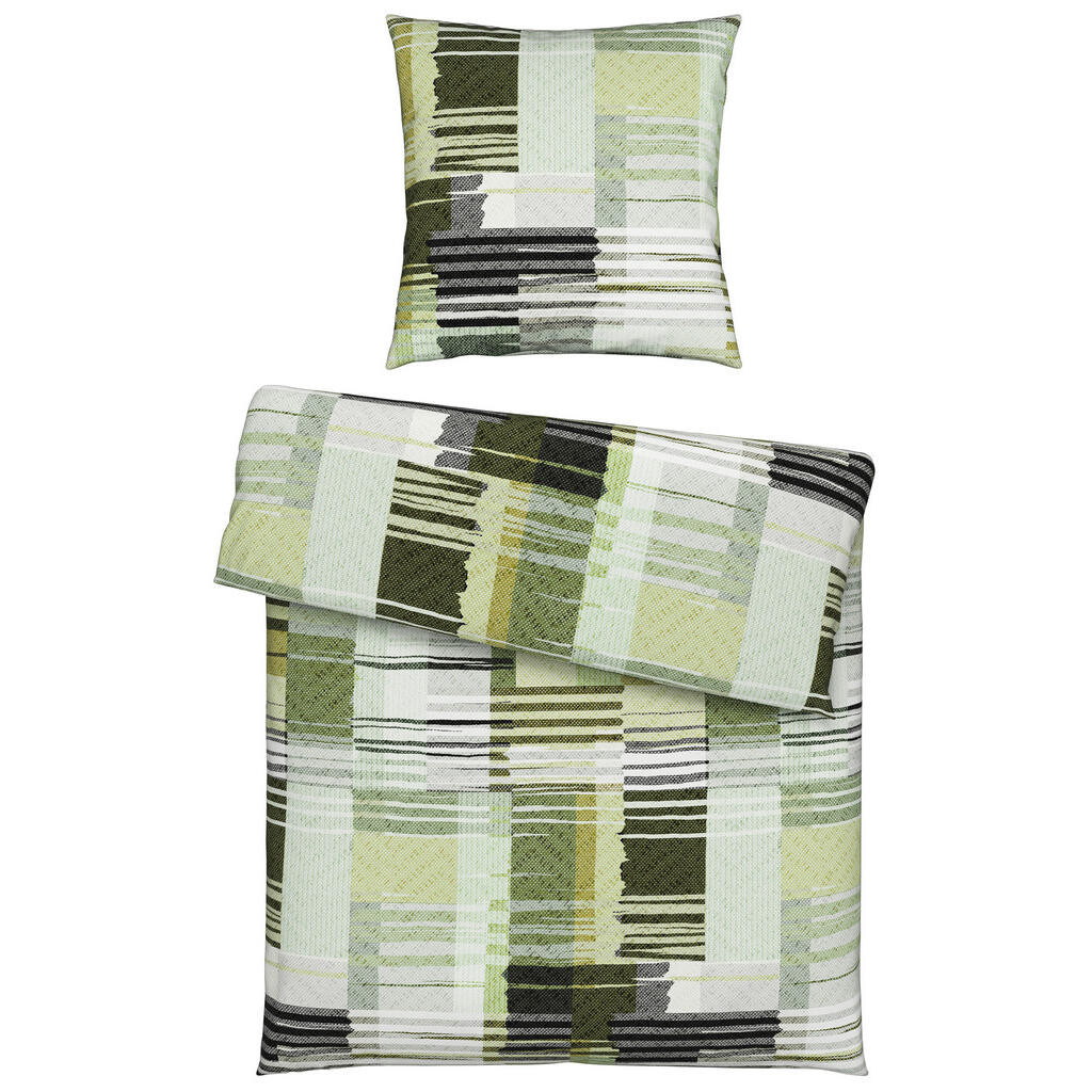 Novel POSTEĽNÁ BIELIZEŇ, renforcé, zelená, 155/220 cm