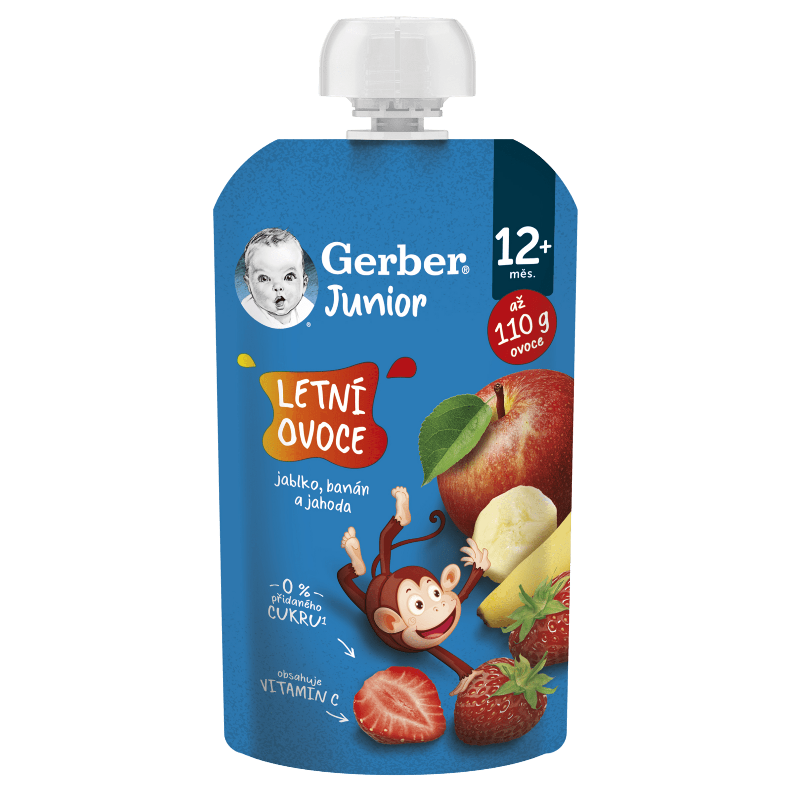 GERBER Junior vrecko Letné ovocie 110 g
