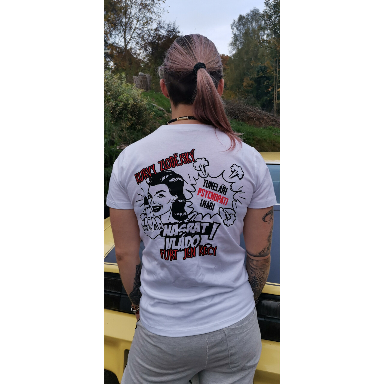 Tričko dámske Legal Life Nasrat - biele, S