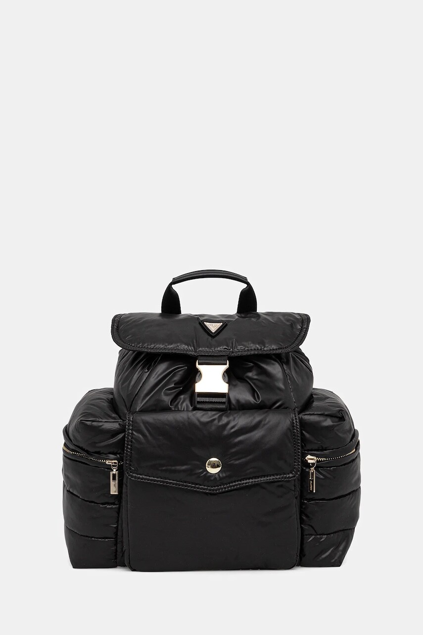 Ruksak Guess dámsky, čierna farba, malý, jednofarebný, V5BZ13 WF820