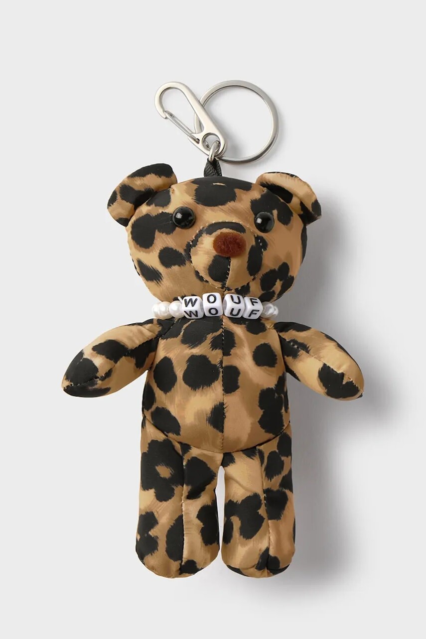 Kľúčenka WOUF Feline Bear béžová farba