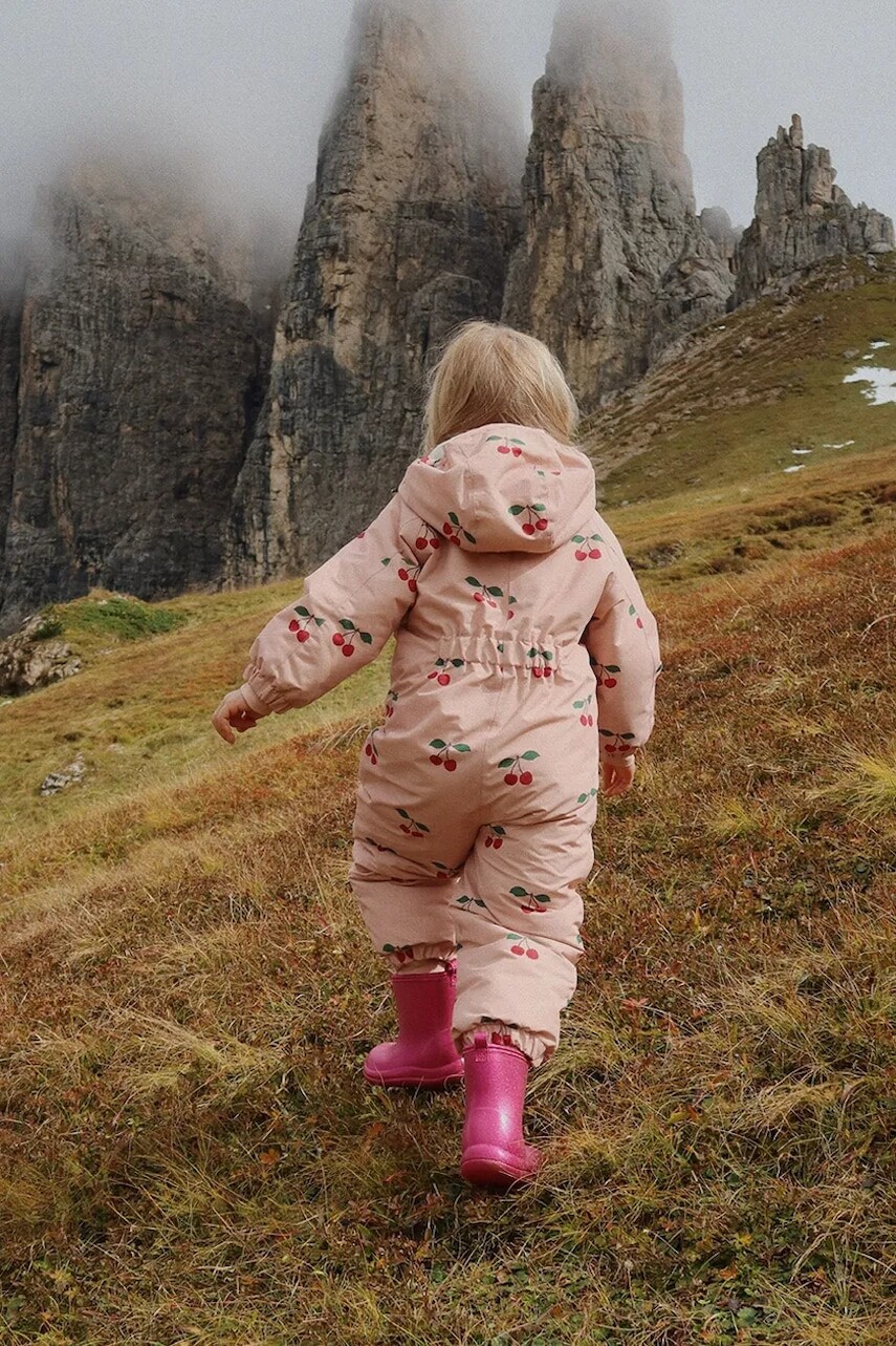 Detský overal Konges Sløjd AWARD SNOWSUIT GRS ružová farba, KS103443