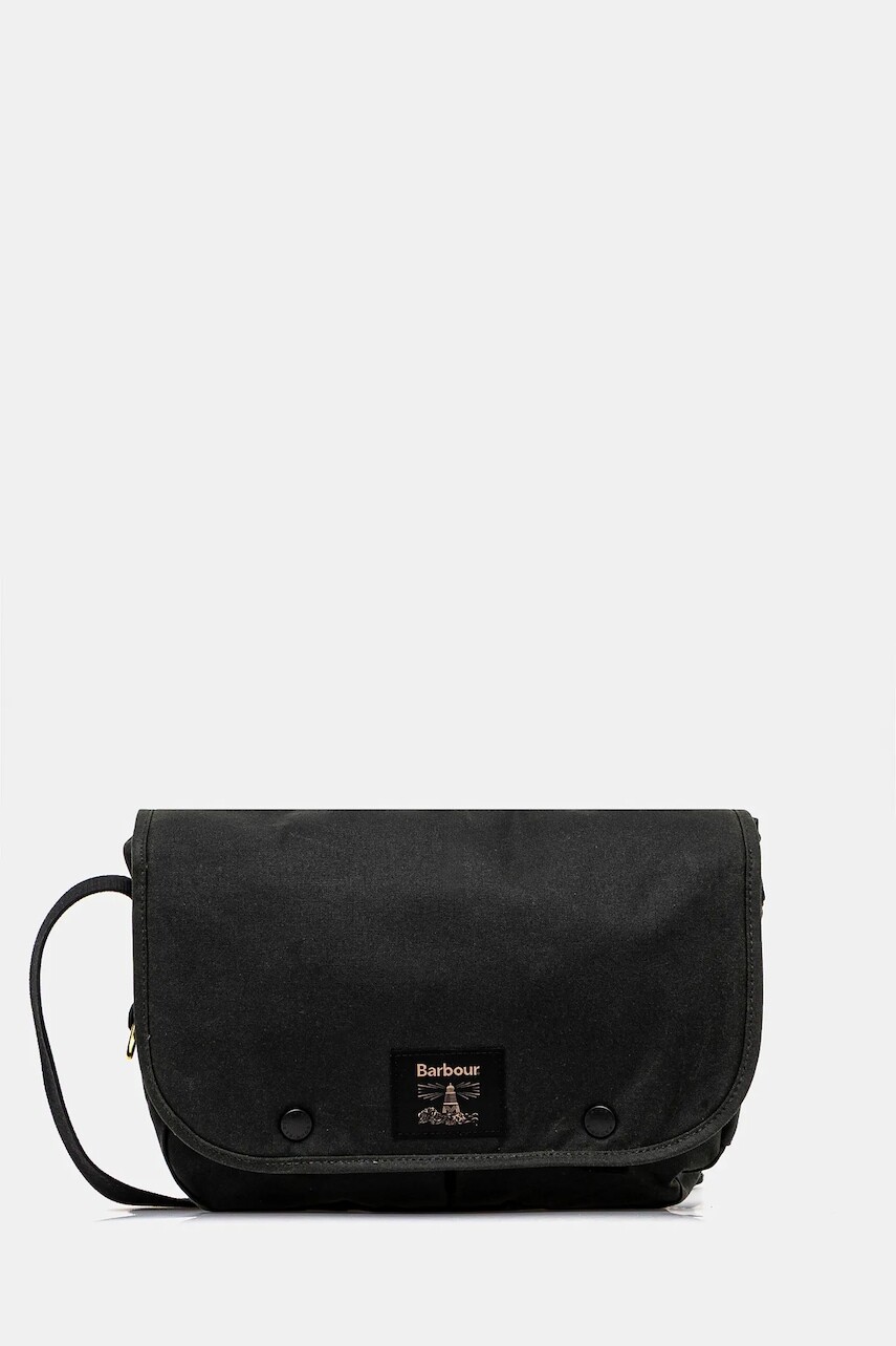 Taška Barbour zelená farba, UBA0749