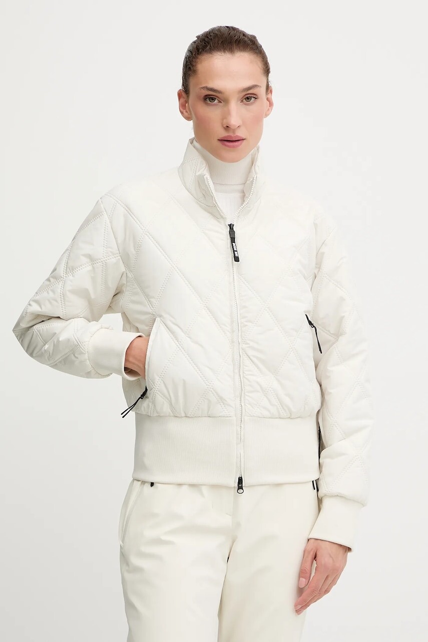 Bunda BOSS béžová farba, prechodná, 50544393