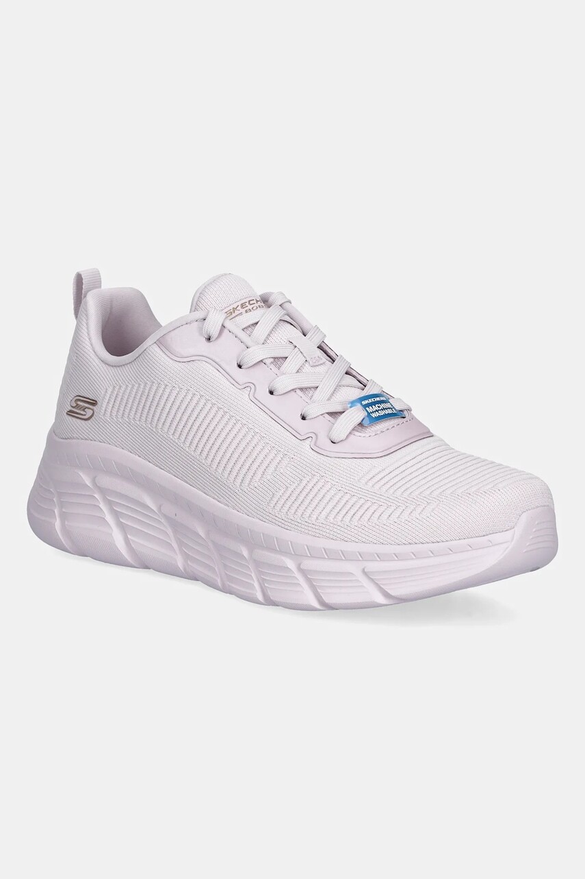 Tenisky Skechers BOBS B FLEX HI fialová farba, 117385