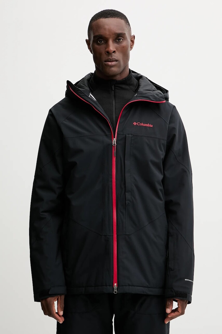 Lyžiarska bunda Columbia Coreshot čierna farba, 2134001