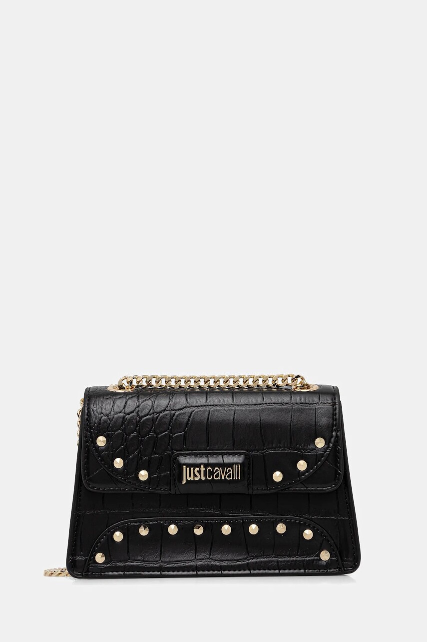 Kabelka Just Cavalli čierna farba, 79RA4BF1 ZSB96