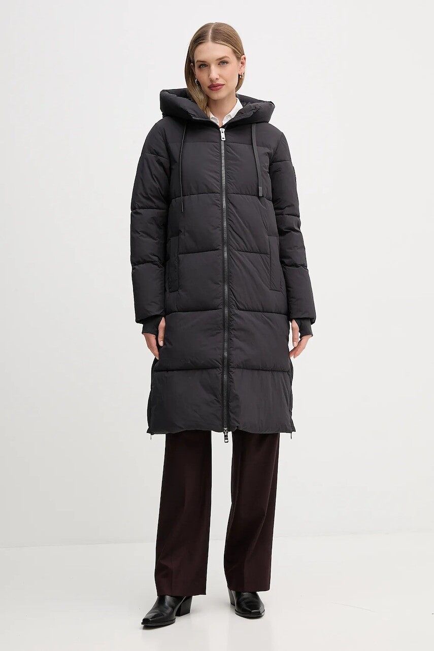 Bunda Mos Mosh Ollie béžová farba, zimná, oversize, 170810