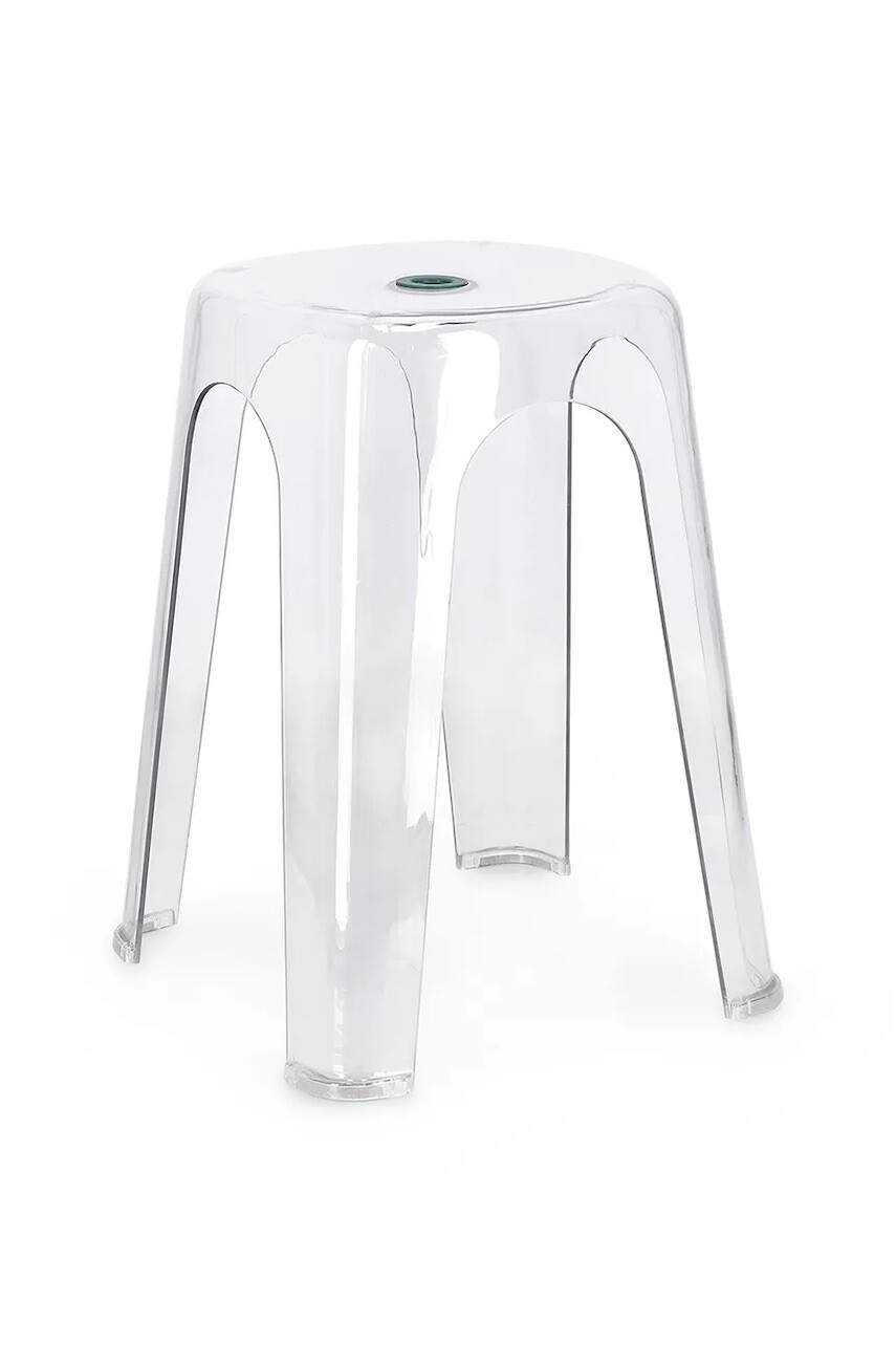 Stolík Bizzotto Sonny 34,5 x 34,5 x 46,5 cm priehľadná farba