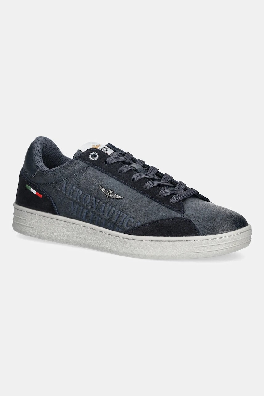 Tenisky Aeronautica Militare SNEAKERS tmavomodrá farba, 252SC0306UCT03385