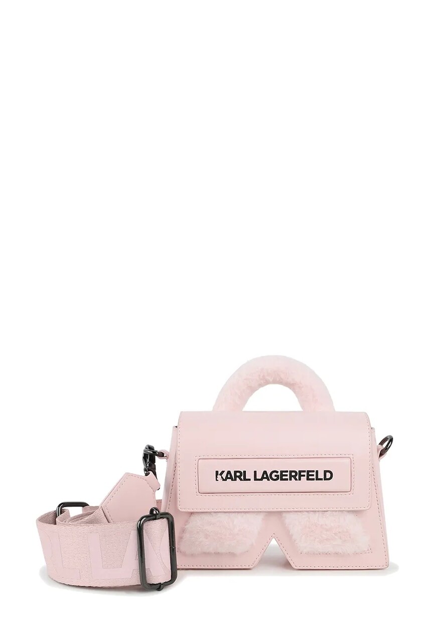 Detská kabelka Karl Lagerfeld ružová farba, Z31015