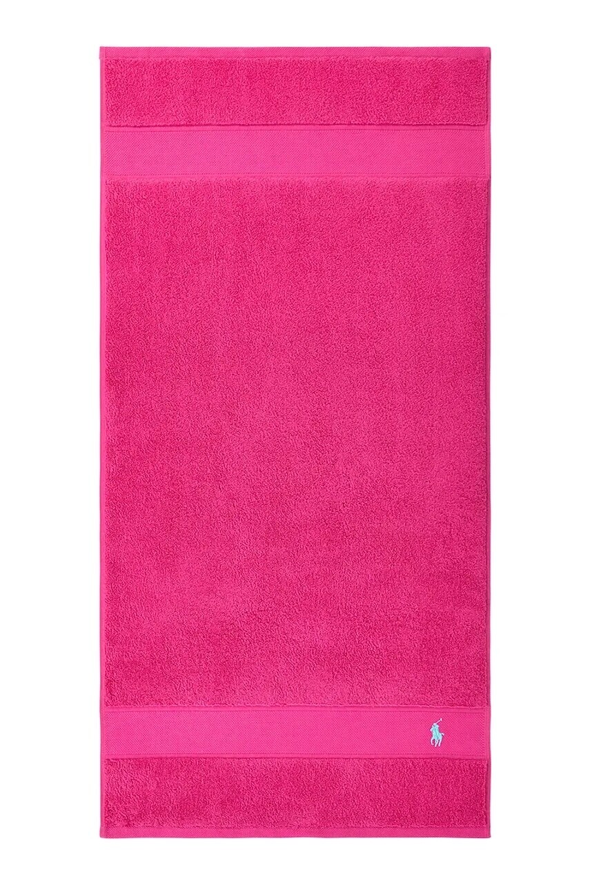 Bavlnený uterák Ralph Lauren POLOPLAY PinkSky 50 x 100 cm ružová farba