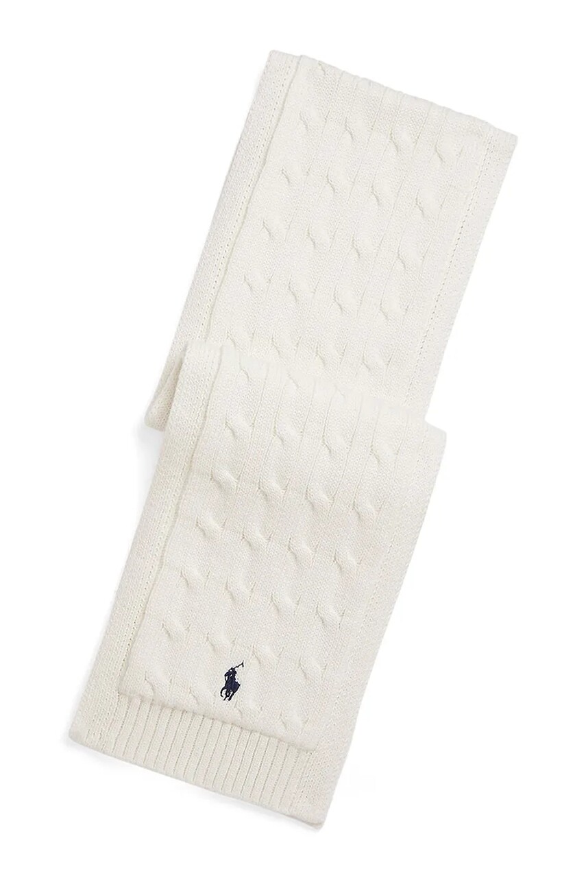 Detská bavlnená šatka Polo Ralph Lauren béžová farba, jednofarebná, 323953206005