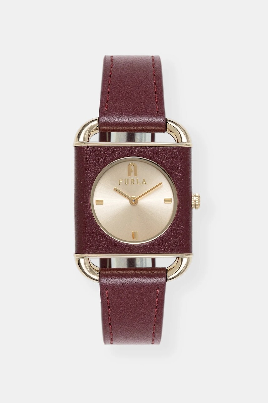 Hodinky Furla dámske, bordová farba, WW00017020L2
