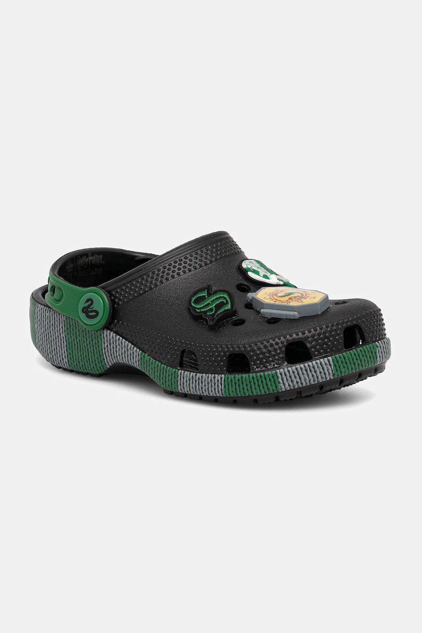 Detské šľapky Crocs CROCS CLASSIC SLYTHERIN CLOG čierna farba, 210542