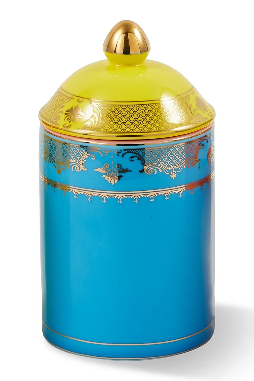 Nádoba s vekom Pols Potten grandpa M/11 x 20 cm modrá farba