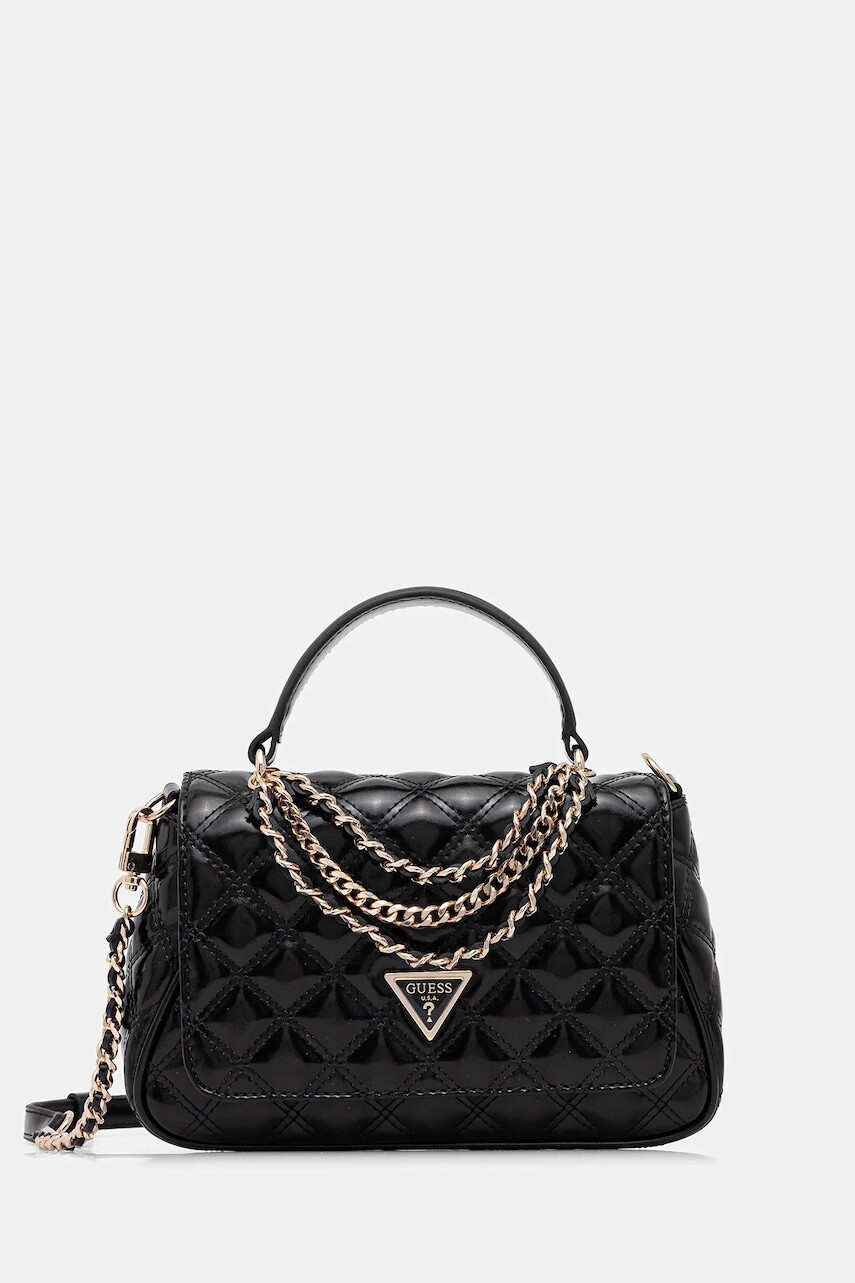 Kabelka Guess GIULLY čierna farba, HWTG96 73190