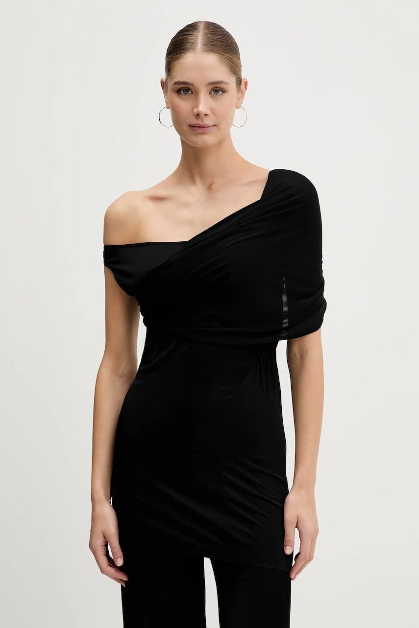 Blúzka Rick Owens Lilies Sahara čierna farba, jednofarebná, LI02E3108.JVS