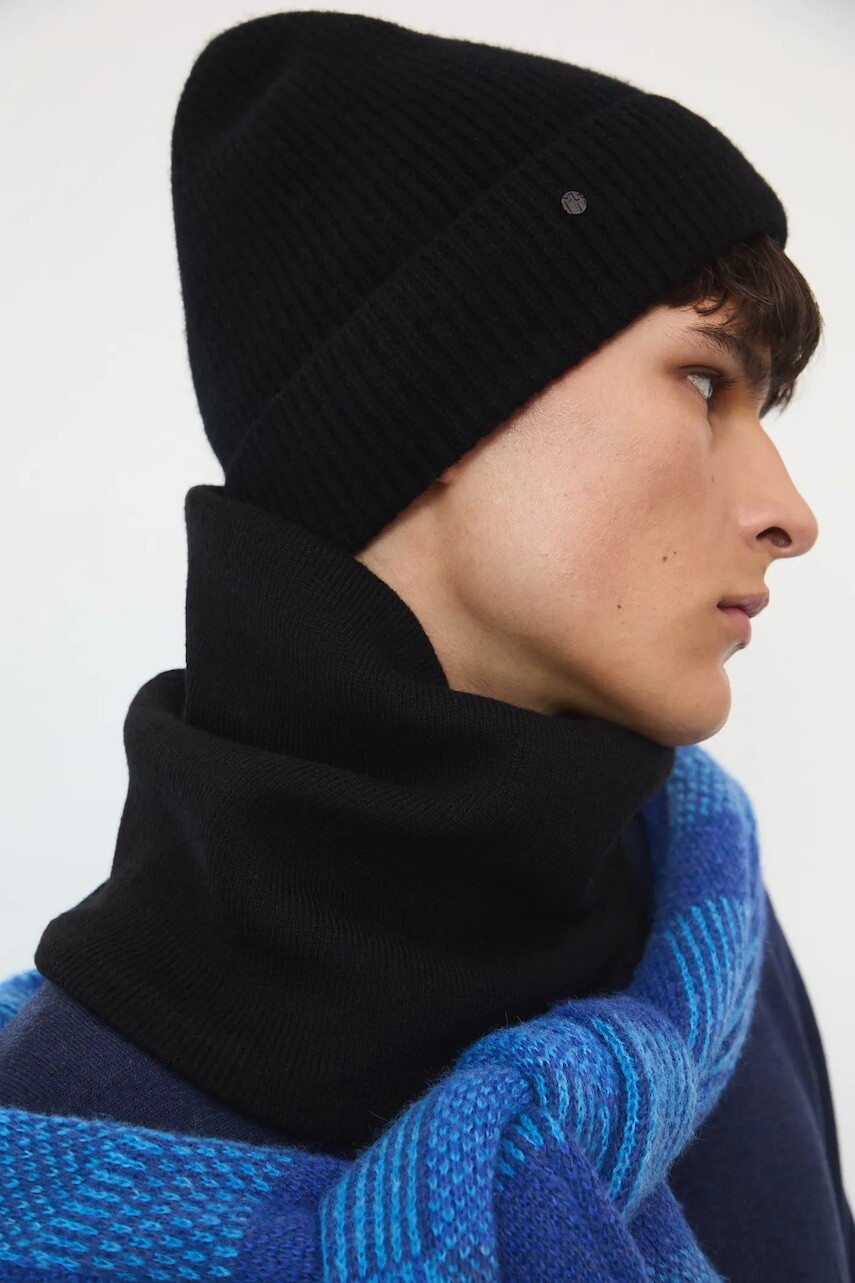 Čiapka z merino vlny Medicine čierna farba
