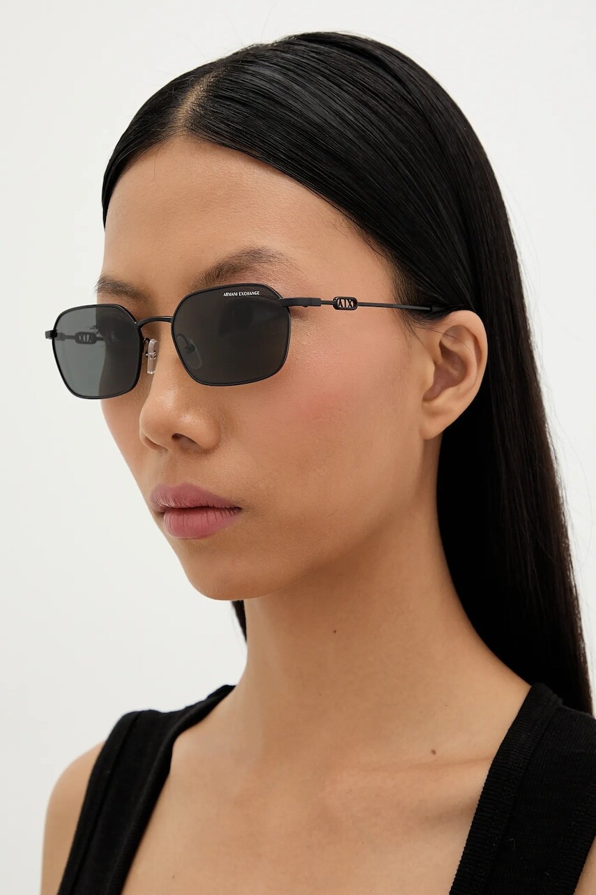 Slnečné okuliare Armani Exchange čierna farba, 0AX2056S