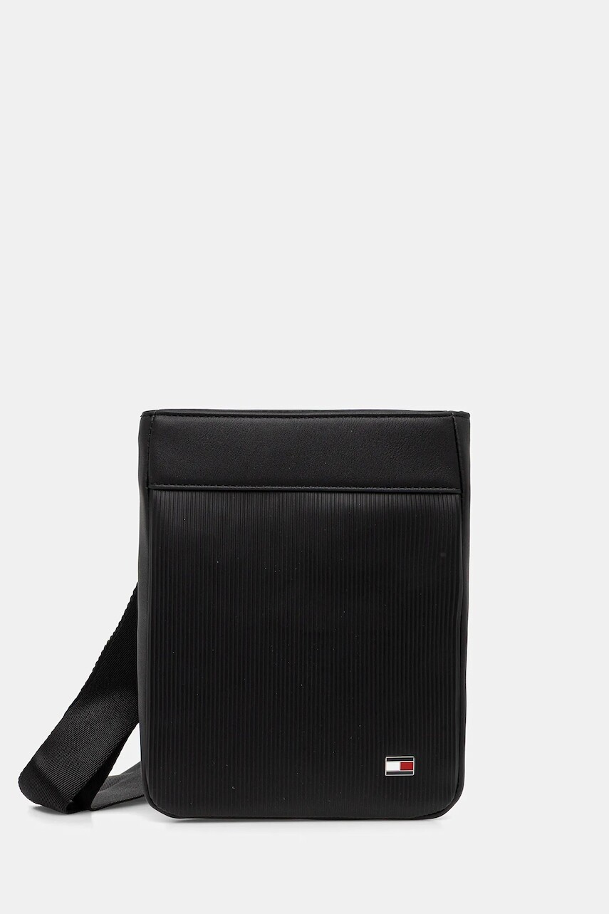 Malá taška Tommy Hilfiger čierna farba, AM0AM14014