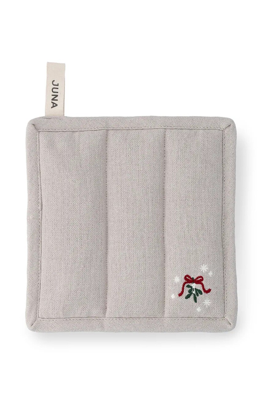 Bavlnená kuchynská rukavica Juna Christmas Fable 22 x 22 cm béžová farba