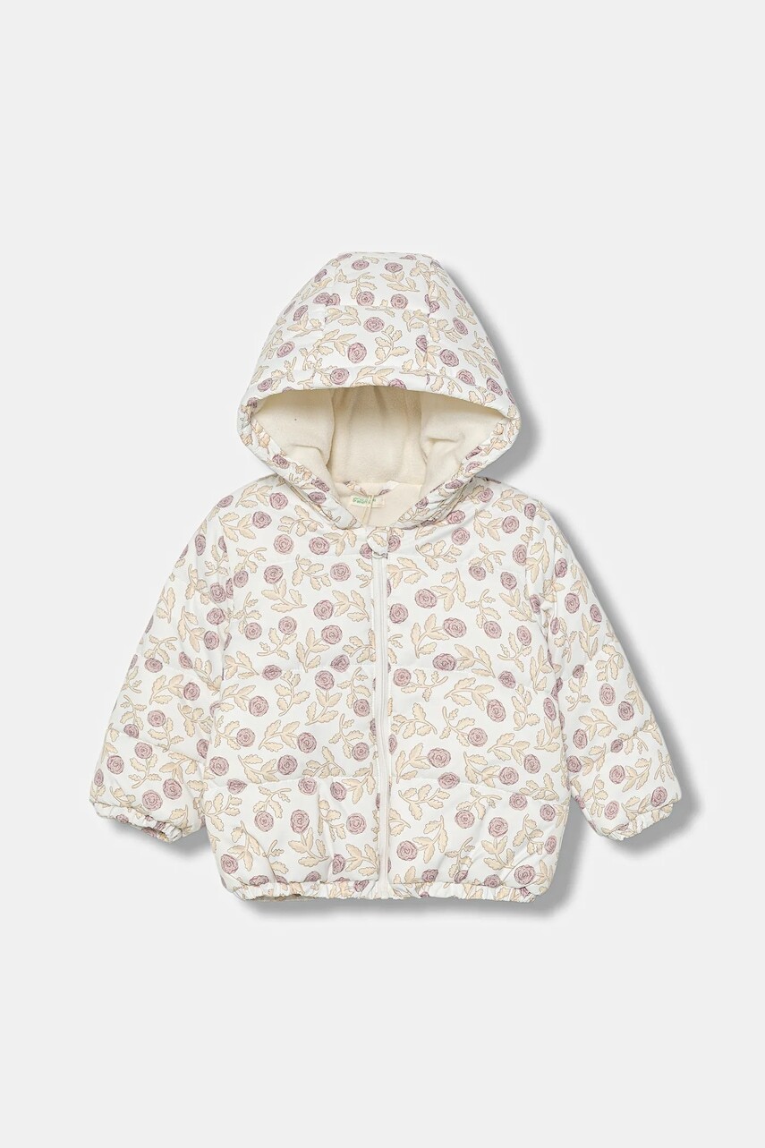 Bunda United Colors of Benetton béžová farba, 29DCAN010